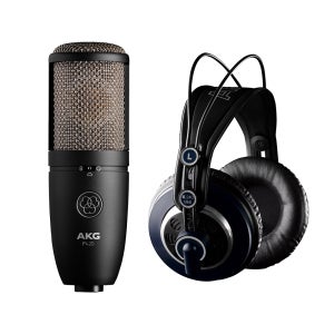 AKG P420 콘덴서 마이크 + K240 MK2 헤드폰 레코딩 1인방송 세트