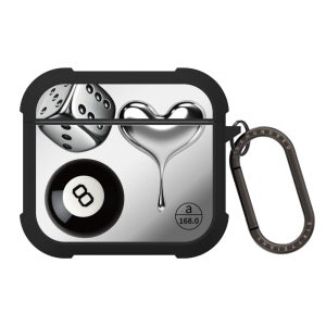 에어팟 4세대 블루투스 케이스 미러 범퍼 Kit 플레잉 하트