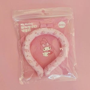 산리오 마이멜로디 패턴 넥쿨러 아이스넥밴드 얼음스카프 쿨밴드 여름용품