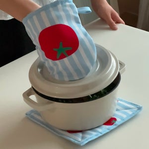 더블유그린 도톰도톰 토마토 오븐장갑