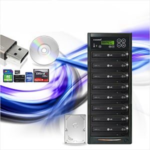 CD DVD 복사기 1:7 HDD장착 Mdisk 미디어 데이터 대량 카피 UMD807H