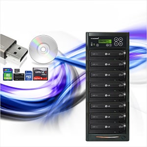 CD DVD 복사기 1:7 미디어 Mdisk 데이터 대량 저장 영구보존 UMD807