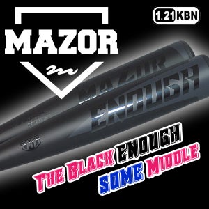 MAZOR 메이저 2025 이너프 더 블랙 썸 미들 고반발 알로이 배트
