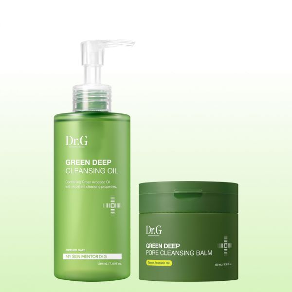 닥터지 그린 딥 포어 클렌징 밤 100g+그린 오일 210mL 2종 세트