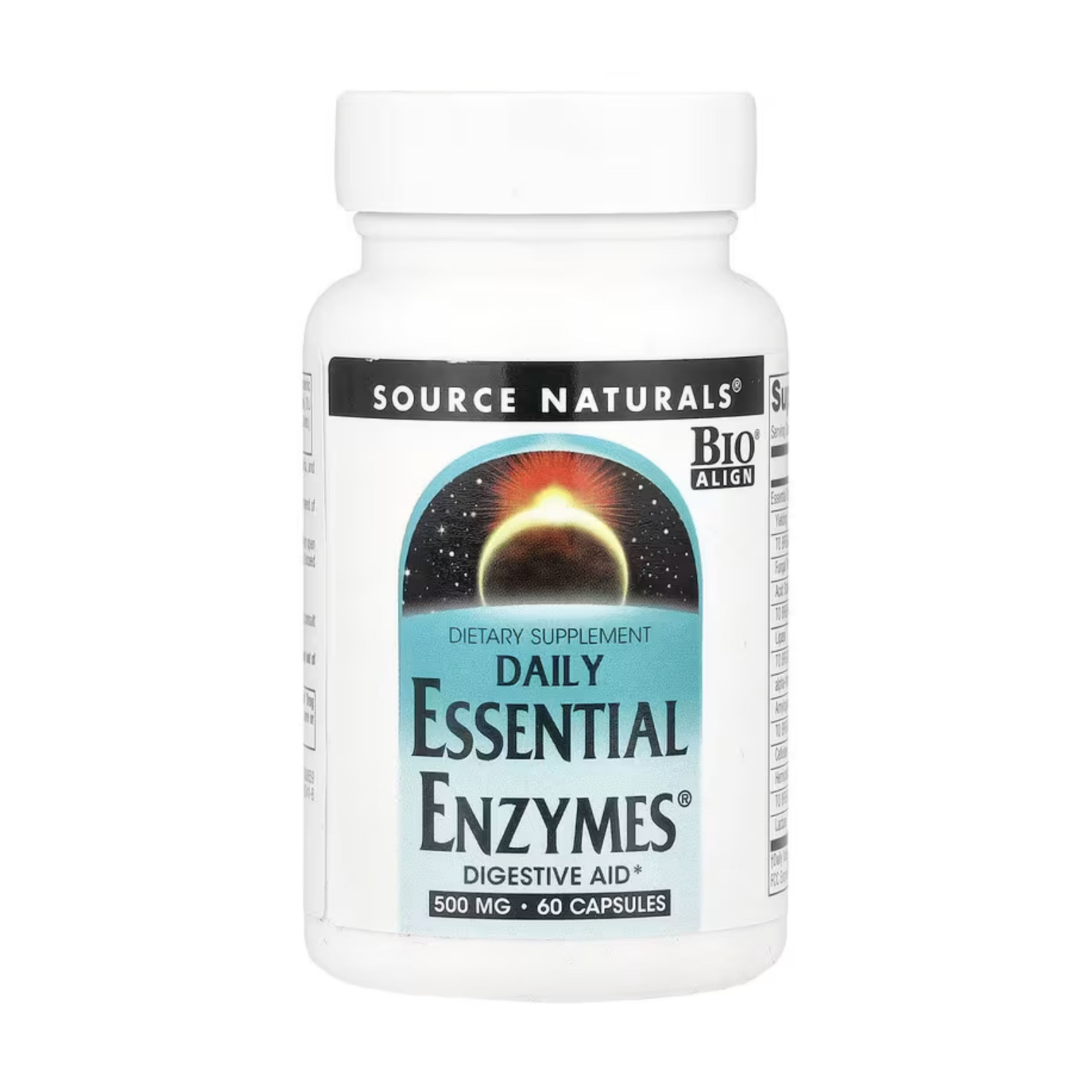 소스내츄럴스 데일리 에센셜 엔자임 500mg 60캡슐