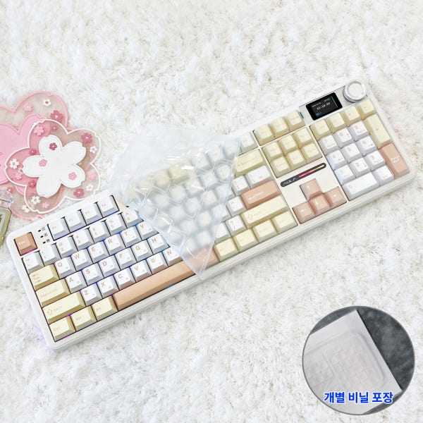 아우라 AULA 독거미 F108 PRO 전용 키스킨 실리콘 기계식 키보드덮개 커버
