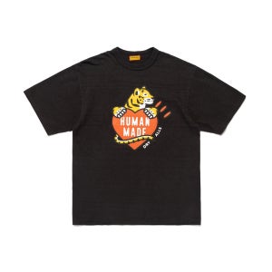 휴먼메이드 반팔티 호랑이 그래픽 티셔츠 블랙 HM30TE007