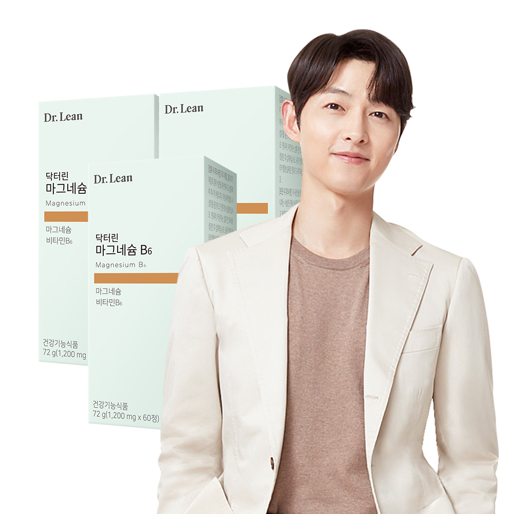 [3개월] 닥터린 쌀 <b>마그네슘 B</b>6 60정, 3개