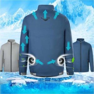 KC인증 듀얼 빅팬 선풍기점퍼 쿨점퍼 선풍기옷 더위 완화