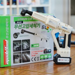 충전식 무선 고압세척기 고압세차건