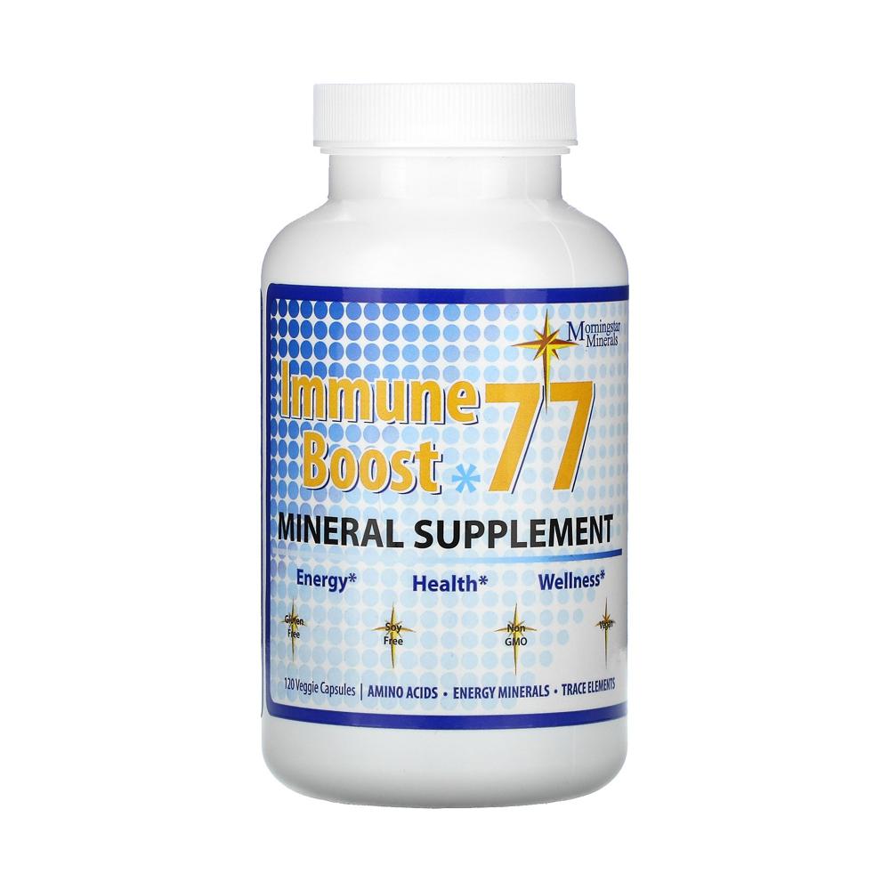 모닝스타 미네랄 <b>이뮨 부스트 77</b> 베지 캡슐 120정 Morningstar Minerals