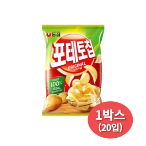 농심 포테토칩 오리지널 60g 1박스 (20개)
