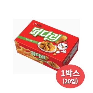 농심 닭다리 후라이드 치킨맛 66g 1박스 (20개)