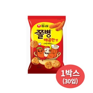 농심 쫄병 매콤한맛 82g 1박스 (30개)