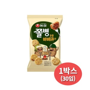 농심 쫄병 숯불바베큐맛 82g 1박스 (30개)