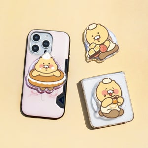 카카오프렌즈 춘식이 라이언 베이커리 맥세이프 그립 톡홀더 자석 핸드폰 거치대 간편한 탈부착