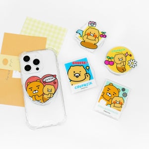 카카오프렌즈 세이치즈 춘식이 라이언 맥세이프 그립 톡거치대 마그네틱 핑거 홀더