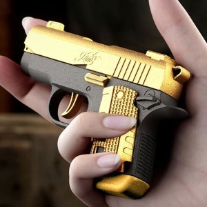 UB 탄피 배출 어린이 장난감 권총 자동장전 미니 콜트 M1911 너프건 골드블랙