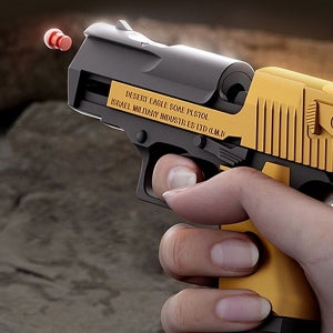 UB 탄피 배출 어린이 장난감 권총 자동장전 미니 데저트 이글 GX4 너프건 골드블랙