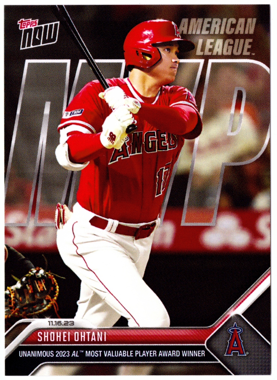 2023 Topps NOW MLB - Shohei Ohtani Card No.OS-16 탑스나우 쇼헤이 오타니