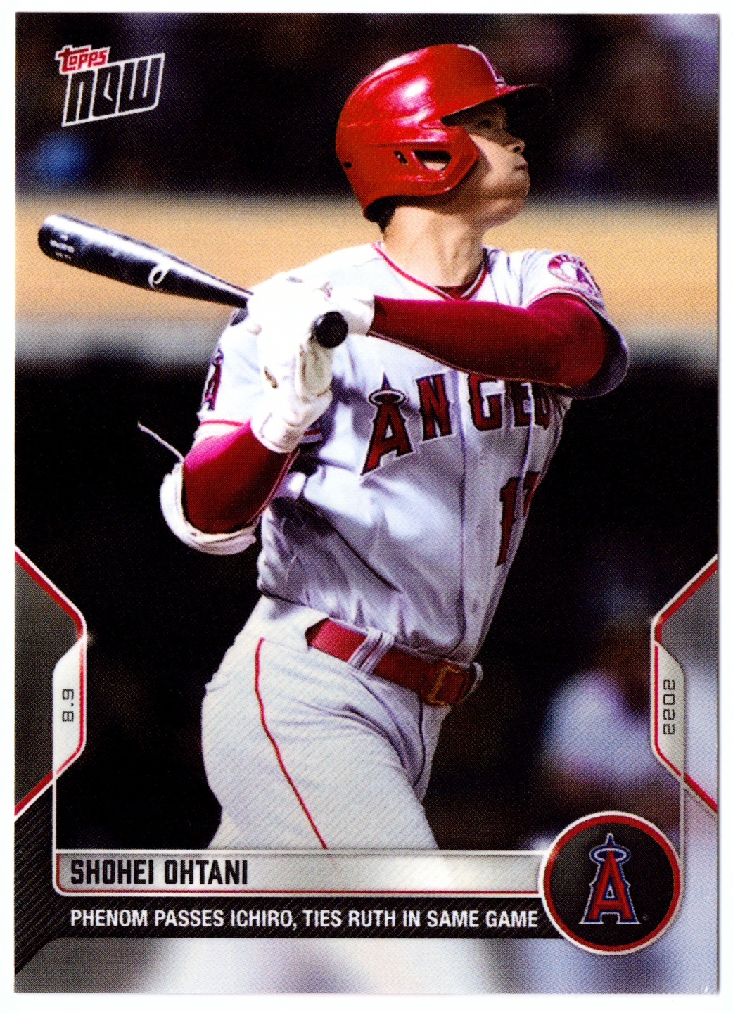 2022 Topps NOW MLB - Shohei Ohtani Card No.678 탑스나우 쇼헤이 오타니