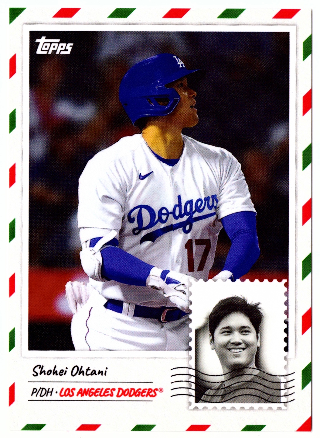 2023 Topps Holiday Countdown - Shohei Ohtani Card No.1 탑스나우 홀리데이 쇼헤이 오타니