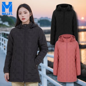 밀레 경량패딩 여성 점퍼 등산 아웃도어 거위털 롱패딩 역시즌 구스다운 자켓