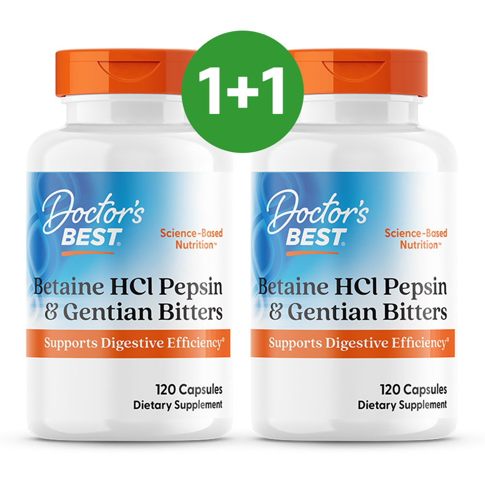 닥터스베스트 <b>베타인 HCL 펩신</b> 120캡슐 2개