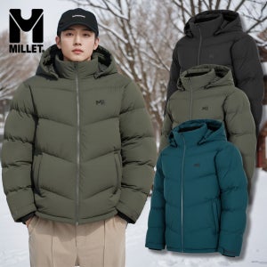 밀레 대장패딩 남성 파카 등산 아웃도어 발열 거위털 구스다운 역시즌패딩 점퍼
