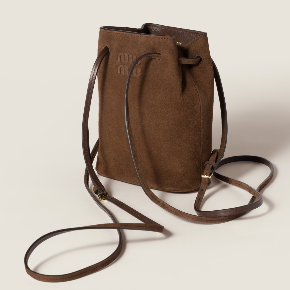 [관세면제] 미우미우 스웨이트 파우치 미니백 Suede pouch 5NF460 대표 이미지