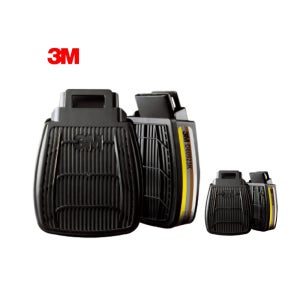 3M HF800 FF800용 교체용 방독필터 D80923K 2개 반면형면체 전면형면체용