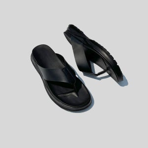 남자 쪼리 4.5cm 키높이 러너 아웃솔 슬리퍼