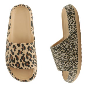 EVA 레오파드 소프트 경량 쿠션 아쿠아 사무실 슬리퍼