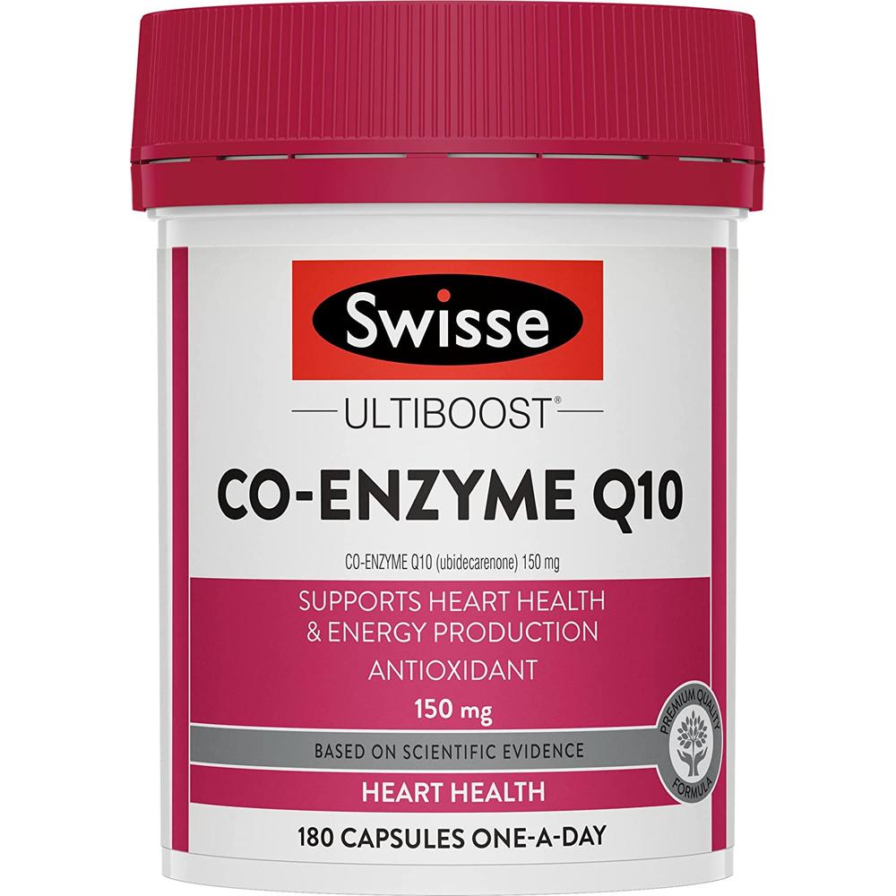 호주 스위스 Swisse Co Enzyme <b>Q10</b> 코<b>엔자임</b> 큐텐 150mg 180정