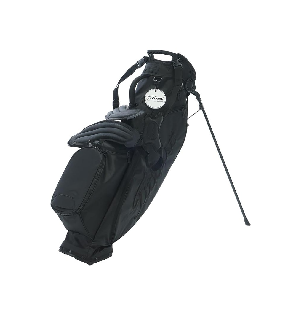타이틀리스트 스탠드 캐디백 2025년 모델 남성 플레이어스4 토널캡슐TB23SX4A-00BK/BK