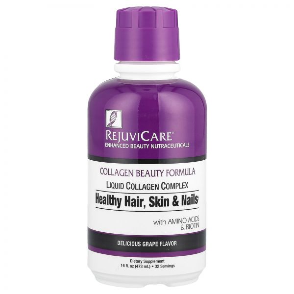 <b>RejuviCARE</b> 케어, 콜라겐 뷰티 포뮬라, 액상 복합체, 포도 맛, 473ml(16fl oz) 258630