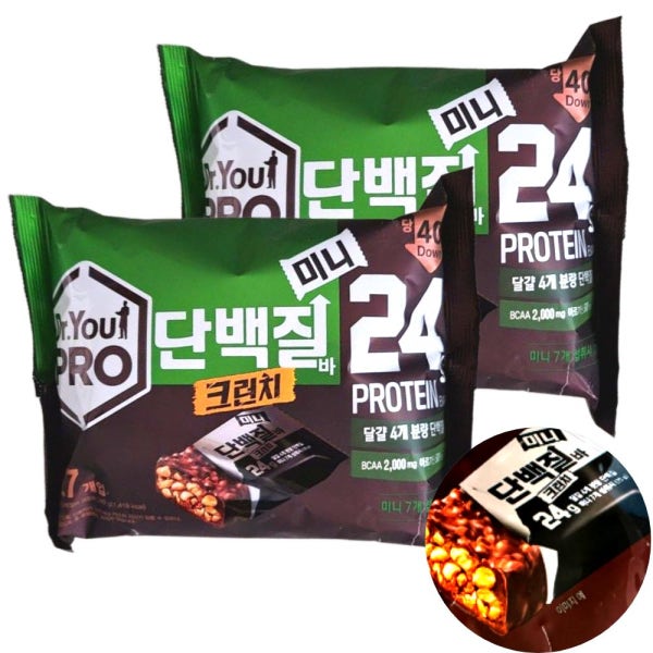 오리온 닥터유 프로 단백질바 크런치 미니 단백질간식 54개입