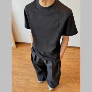 클린핏 그레이 박스 반팔티 플자켓 냉감반팔 스포츠반팔 블랙 업그레이드