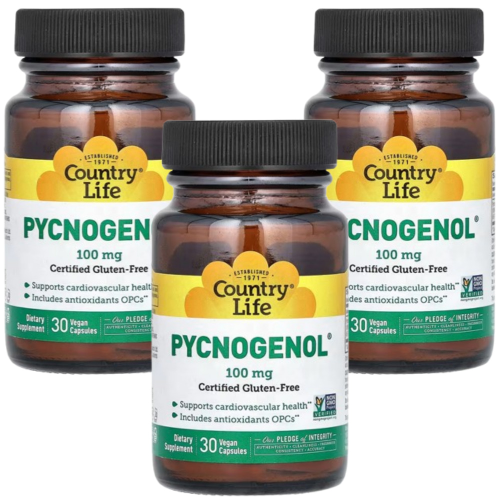 <b>컨트리 라이프 피크노제놀</b> 100mg 30정 3개