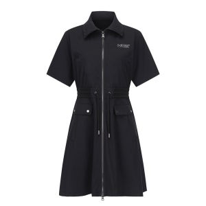 마스터바니에디션 여성 골프 집업 원피스 치마 421E3JO101 BK