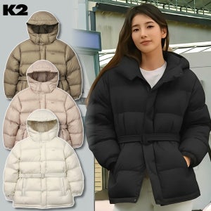 K2 역시즌패딩 베이글 수지 구스다운 여성