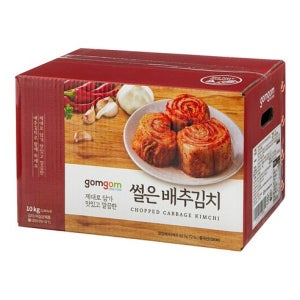 곰곰 썰은 배추김치 간편 업소용김치 집들이음식 10kg