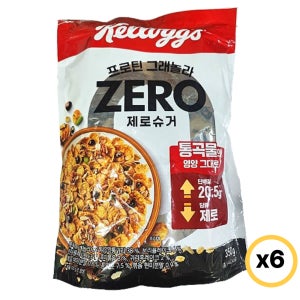 켈로그 프로틴 그래놀라 제로슈거 350g X 6개