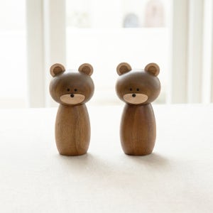 우드시엘 곰돌이 후추 그라인더 소금 분쇄기 소금후추 통후추 소금통