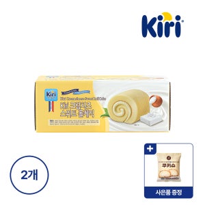 [사은품 증정] 끼리 크림치즈 스위트 롤케익 / 디저트 아이 간식 280g, 2개