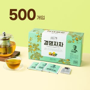 쌍계명차 일반티백 구수하게 볶아낸 결명자차 40티백 100티백 100개입, 5개
