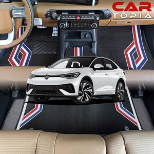 폭스바겐 ID5 1열+2열+트렁크 라인 디자인 매트 풀세트 카매트