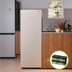 [슈퍼적립 10%/김치통 2개 추가증정] NEW 2026년형 2등급 풀무원 김치냉장고 인버터 1도어 148L KS148EG1N2 (락앤락 김치통 2개 포함/별도배송)