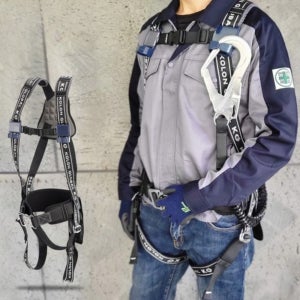 도지나 주상 안전대 산업용 완강기 고소 작업 추락 방지 허리 안전 벨트 로프