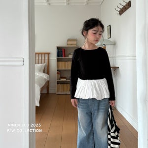 [지지베] 니니벨로 25가을 벌룬레이어드티 (S-2XL)